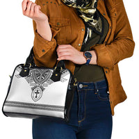 Personalised Melanesian Brotherhood Shoulder Handbag With Tribal Pattern LT05 - Polynesian Pride