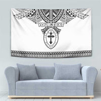 Personalised Melanesian Brotherhood Tapestry With Tribal Pattern - Polynesian Pride
