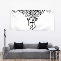 Personalised Melanesian Brotherhood Tapestry With Tribal Pattern - Polynesian Pride