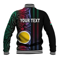 Custom Vanuatu Shefa Baseball Jacket Polynesian Tribal LT6 - Polynesian Pride