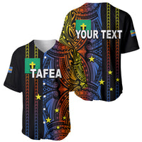 Custom Vanuatu Tafea Baseball Jersey Polynesian Tribal LT6 - Polynesian Pride