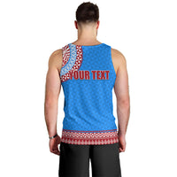 Tonga School Api Fo'ou College Men Tank Top Tribal Pattern LT6 - Polynesian Pride