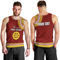 Tonga School Ha'apai High School Men Tank Top Tribal Pattern LT6 - Polynesian Pride