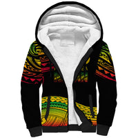 Custom Tribal Vanuatu Sherpa Hoodie Pround To Be A Ni-Van LT6 Unisex Black - Polynesian Pride