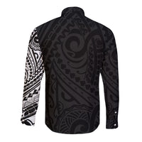 Polynesian Dachshund Dog Long Sleeve Button Shirt Dog In My Heart LT6 - Polynesian Pride