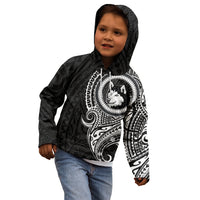 Polynesian Husky Dog Kid Hoodie Dog In My Heart LT6 - Polynesian Pride