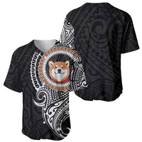 Polynesian Shiba Inu Dog Baseball Jersey Dog In My Heart LT6 - Polynesian Pride