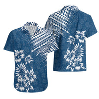 Hawaii Summer Hawaiian Shirt Mix Polynesian Dark Blue LT6 - Polynesian Pride