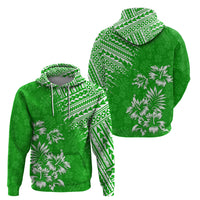 Hawaii Summer Hoodie Mix Polynesian Green LT6 - Polynesian Pride