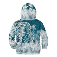 Polynesian Sea Turtle Kid Hoodie Tribal LT6 - Polynesian Pride