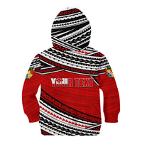 (Custom Personalised) Happy Fathers Day Tonga Kid Hoodie I Love You Dad LT6 - Polynesian Pride