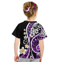 Plumeria Polynesian Kid T Shirt Trending Purple LT6 - Polynesian Pride