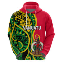 Custom Vanuatu Hoodie Polynesian Patterns LT6 - Polynesian Pride