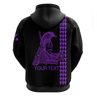 Custom Hawaii Hoodie King Kamehameha Day Purple LT6 - Polynesian Pride