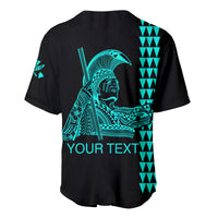 Custom Hawaii Baseball Jersey King Kamehameha Day - Green LT6 - Polynesian Pride