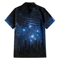 Matariki Te Tau Hou Māori Family Matching Summer Maxi Dress and Hawaiian Shirt New Zealand Starry Sky