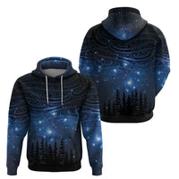 Matariki Te Tau Hou Māori Hoodie New Zealand Starry Sky LT7 - Polynesian Pride