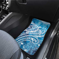 World Ocean Day Polynesian Pattern Car Mats Crystal Waves