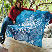 World Ocean Day Polynesian Pattern Quilt Crystal Waves LT7 - Polynesian Pride