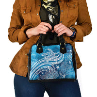World Ocean Day Polynesian Pattern Shoulder Handbag Crystal Waves LT7 - Polynesian Pride