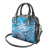 World Ocean Day Polynesian Pattern Shoulder Handbag Crystal Waves LT7 - Polynesian Pride