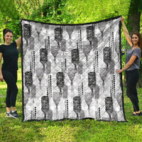 Aloha Hawaii Vintage Kahili Pa'a Lima Quilt Palaka Print Hinahina