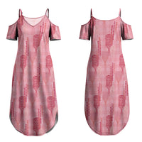 Aloha Hawaii Vintage Kahili Pa'a Lima Couples Matching Summer Maxi Dress and Hawaiian Shirt Palaka Print Berry Pink