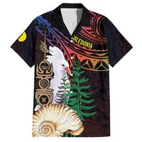 New Caledonia Kanaky Personalized Family Matching Summer Maxi Dress and Hawaiian Shirt Kagu Bird Emblem - Polynesian Pride