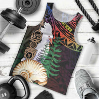 New Caledonia Kanaky Personalized Men Tank Top Kagu Bird Emblem - Polynesian Pride