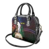 New Caledonia Kanaky Personalized Shoulder Handbag Kagu Bird Emblem - Polynesian Pride
