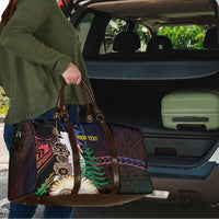 New Caledonia Kanaky Personalized Travel Bag Kagu Bird Emblem - Polynesian Pride