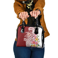Aloha Hawaii Island Personalized Shoulder Handbag Crimson Dreamy Turtle LT7 One Size Red - Polynesian Pride