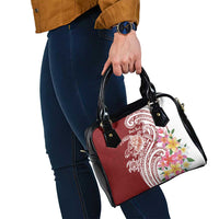 Aloha Hawaii Island Personalized Shoulder Handbag Crimson Dreamy Turtle LT7 - Polynesian Pride