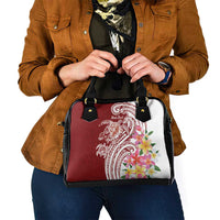 Aloha Hawaii Island Personalized Shoulder Handbag Crimson Dreamy Turtle LT7 - Polynesian Pride