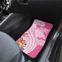Aloha Maui Island Personalized Car Mats Rose Dreamy Turtle
