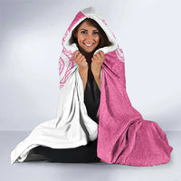 Aloha Maui Island Personalized Hooded Blanket Rose Dreamy Turtle