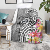 Aloha Kahoolawe Island Personalized Blanket Ashen Dreamy Turtle