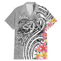 Aloha Kahoolawe Island Personalized Family Matching Mermaid Dress and Hawaiian Shirt Ashen Dreamy Turtle