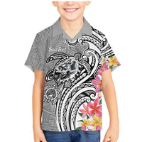 Aloha Kahoolawe Island Personalized Family Matching Mermaid Dress and Hawaiian Shirt Ashen Dreamy Turtle