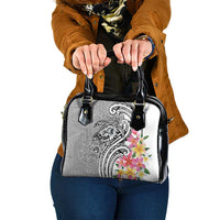Aloha Kahoolawe Island Personalized Shoulder Handbag Ashen Dreamy Turtle LT7 One Size Grey - Polynesian Pride