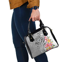 Aloha Kahoolawe Island Personalized Shoulder Handbag Ashen Dreamy Turtle LT7 - Polynesian Pride