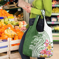 Aloha Molokai Island Personalized Grocery Bag Sage Dreamy Turtle LT7 - Polynesian Pride