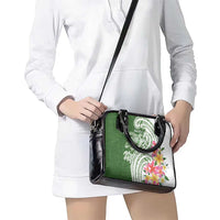 Aloha Molokai Island Personalized Shoulder Handbag Sage Dreamy Turtle
