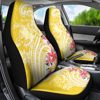 Aloha Oahu Island Personalized Car Seat Cover Yellow Dreamy Turtle