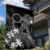 Black Kuki Airani Tapakau Garden Flag Tribal Anchor Mix Tiare