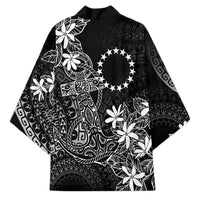Black Kuki Airani Tapakau Kimono Tribal Anchor Mix Tiare