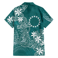 Teal Kuki Airani Tapakau Family Matching Mermaid Dress and Hawaiian Shirt Tribal Anchor Mix Tiare LT7 - Polynesian Pride