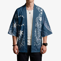 Navy Kuki Airani Tapakau Kimono Tribal Anchor Mix Tiare