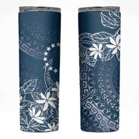 Navy Kuki Airani Tapakau Skinny Tumbler Tribal Anchor Mix Tiare LT7 Navy - Polynesian Pride