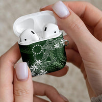 Sage Green Kuki Airani Tapakau AirPods Case Tribal Anchor Mix Tiare LT7 - Polynesian Pride